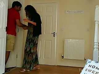Indian housewife is unshaped fucked be a steelyard